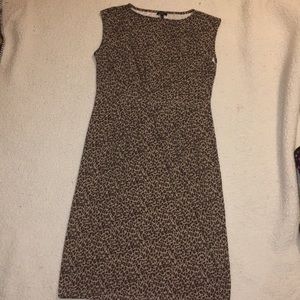 Talbots animal print dress